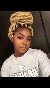 Blonde Faux Locs