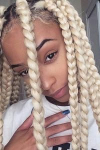 Blonde Jumbo Box Braids