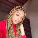 Chunky Blonde Box Braids