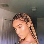 Golden Blonde Fulani Braids