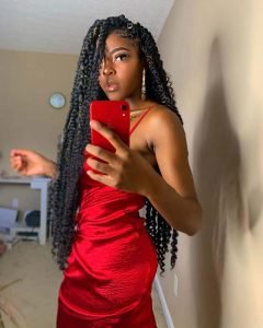 extra long and thick passion twist crochet braids