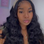 body wave half sew in middle part