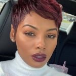 burgundy red 27 piece wig