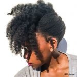 faux hawk with flexi rod curls on blowout