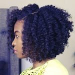flat twist out on blowout