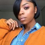 long 27 piece wig with side part