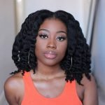 twist out on blowed dry hair