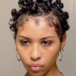 bantu knots with edges