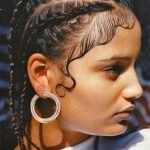 cornrows with long baby hair edges