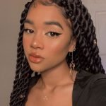jumbo braids with laid baby