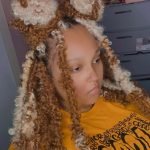 platinum and honey butterfly locs