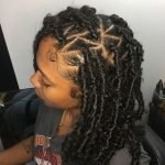 triangle part butterly locs