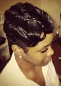 Finger Waves wedding hair