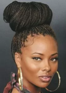 Box Braid Updo