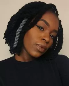 short yarn braids