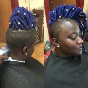 yarn braids mohawk