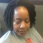 Chin Length Crochet Kinky Twists