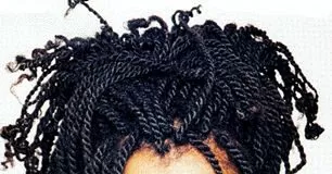 Half Up Kinky Twists