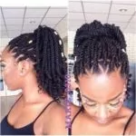 Kinky Twists High Ponytail