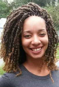 Kinky Twists With Blonde Ends