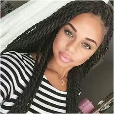 Senegalese twist style