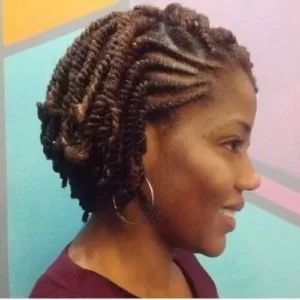 Short Kinky Twists With Flat Twists