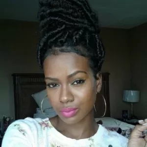 baby hair Senegalese twists