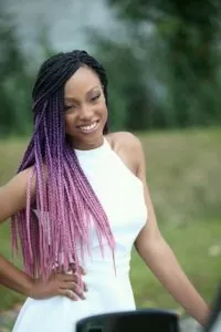 ombre box braids