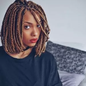 box braids bob