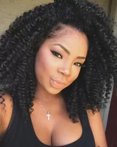 Shoulder Length Crochet Curls