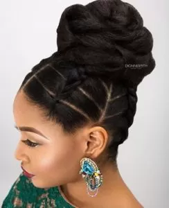 braided updo