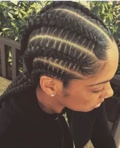feed in cornrows
