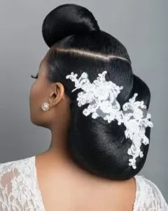 swirled updo