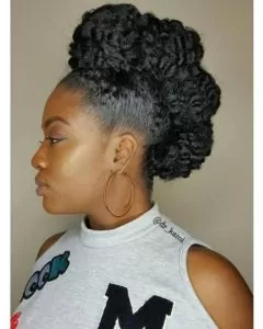 textured fro hawk
