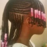Classic Cornrows With Beads