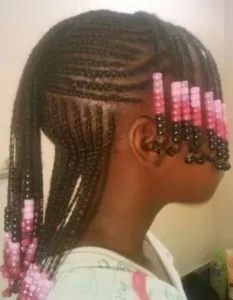 Classic Cornrows With Beads
