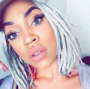 gray bob braids