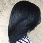 healthy relaxed hair
