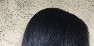 healthy relaxed hair
