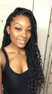 Classic Black Goddess Locs