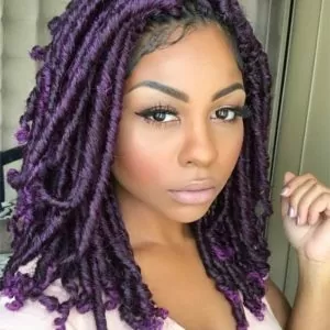 Purple Goddess Locs