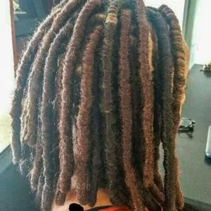 Short Chunky Faux Locs
