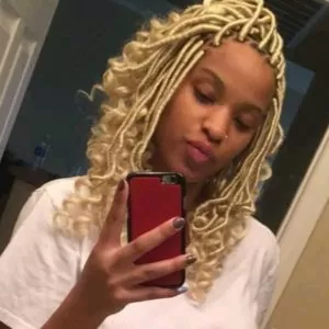 blonde goddess locs
