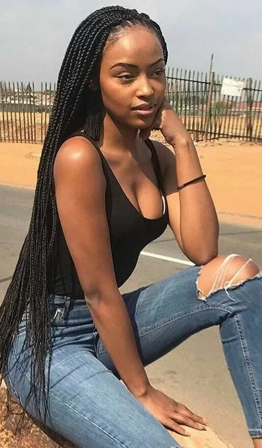 medium box braids