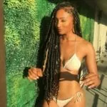 extra long goddess locs side part