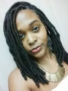 faux locs long bob