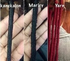 faux locs marley hair