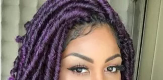 purple goddess locs