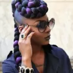 purple jumbo braid