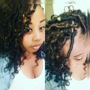 short goddess locs